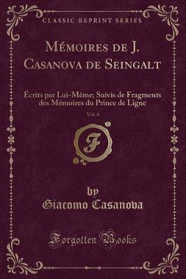 Book cover for Mémoires de J. Casanova de Seingalt, Vol. 4