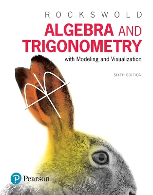 Book cover for MyLab Math with Pearson eText -- 24-Month Standalone Access Card -- for Algebra and Trigonometry with Modeling & Visualization