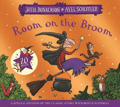 Book cover for Room on the Broom 20th Anniversary Edition