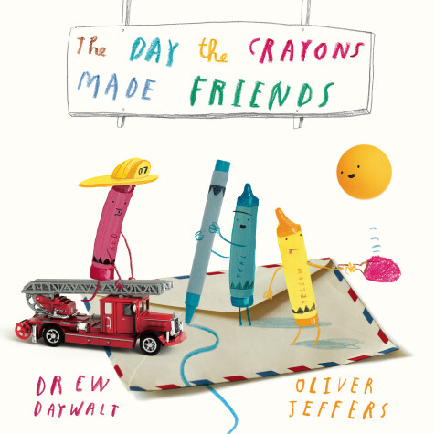 Book cover for The Day the Crayons Made Friends