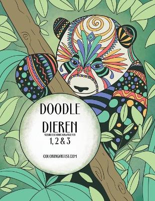 Cover of Doodle Dieren Kleurboek voor Volwassenen 1, 2 & 3