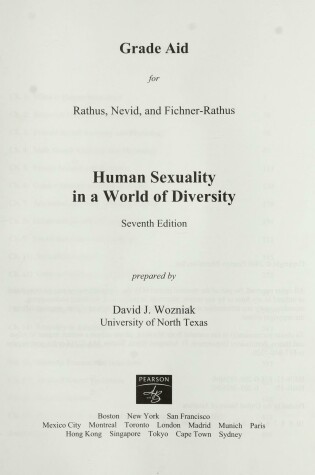 Cover of Grade Aid Workbook for Human Sexuality in a World of Diversity