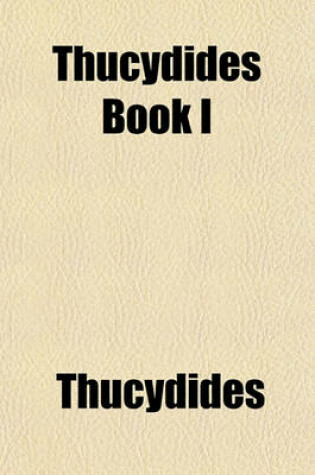 Cover of Thucydides, Book I