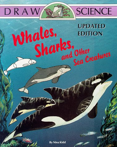 Book cover for Draw Science - Whales, Sharks & Other Sea Creatures