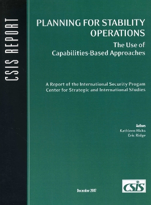 Book cover for Planning for Stability Operations