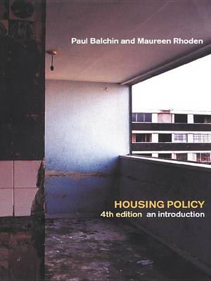 Cover of Housing Policy In The United States