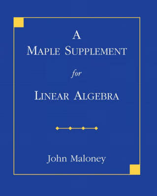 Book cover for Valuepack: Applied Linear Algebra with A Maple Supplement for Linear Algebra