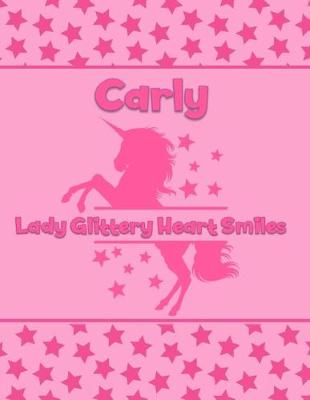 Book cover for Carly Lady Glittery Heart Smiles