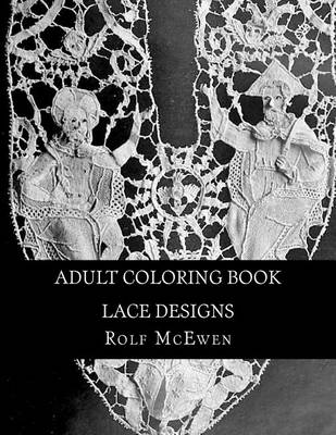 Book cover for Adult Coloring Book: Lace Designs