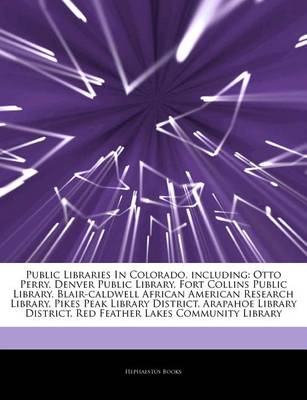 Cover of Articles on Public Libraries in Colorado, Including