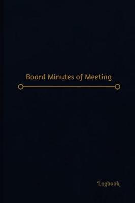 Book cover for Board Minutes of Meeting