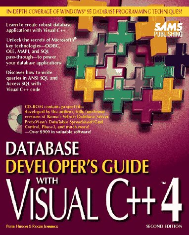 Book cover for Database Developer's Guide with Visual C++ 4