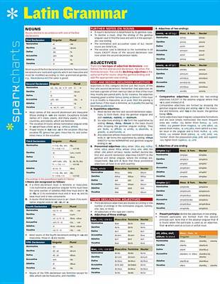 Book cover for Latin Grammar SparkCharts