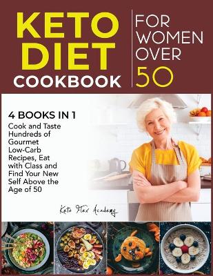 Book cover for Keto Diet Cookbook for Women Over 50 [4 books in 1]