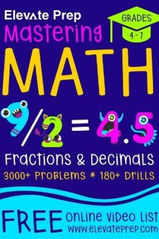 Cover of Mastering Math Fractions and Decimals