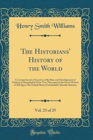 Cover of The Historians' History of the World, Vol. 23 of 25