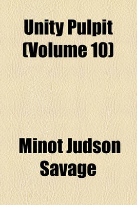 Book cover for Unity Pulpit (Volume 10)