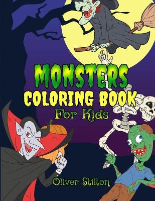 Book cover for Monsters Coloring Book for Kids