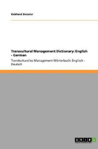 Cover of Transcultural Management Dictionary