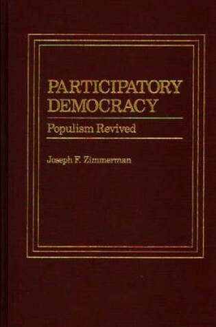 Cover of Participatory Democracy