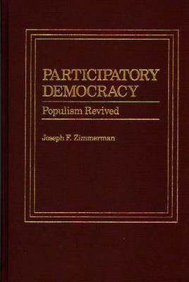 Book cover for Participatory Democracy