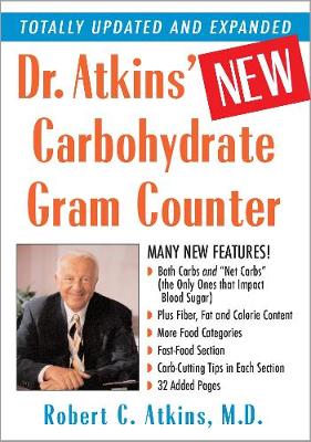 Book cover for Dr. Atkins' New Carbohydrate Gram Counter