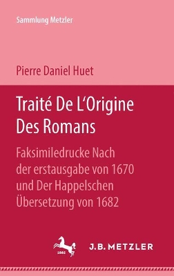 Book cover for Traité De L’Origine des Romans