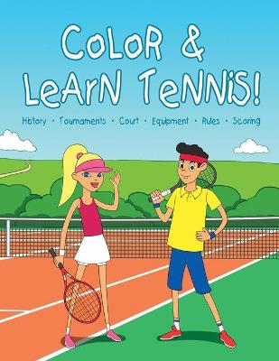 Book cover for Color & learn tennis!