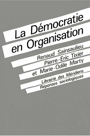 Cover of La Democratie En Organisation