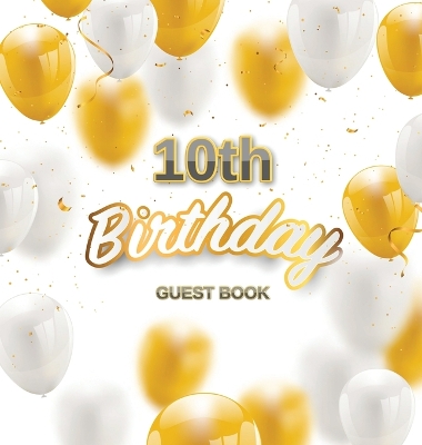 Book cover for 10th Birthday Guest Book