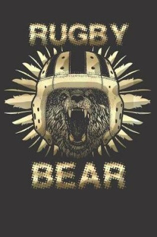 Cover of Rugby Bear Notebook Journal