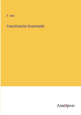 Book cover for Französische Grammatik