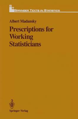 Cover of Prescriptions for Working Statisticians