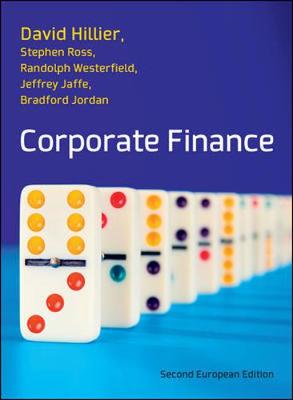 Book cover for Corporate Finance European Edition by Hillier and Ross