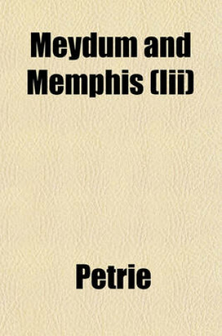 Cover of Meydum and Memphis (III)