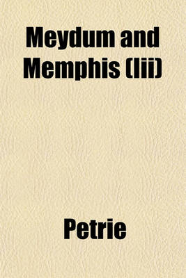 Book cover for Meydum and Memphis (III)