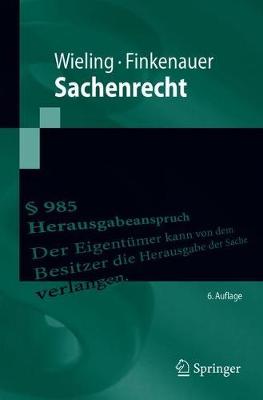 Book cover for Sachenrecht