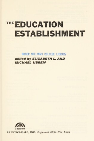 Cover of The Education Establishment