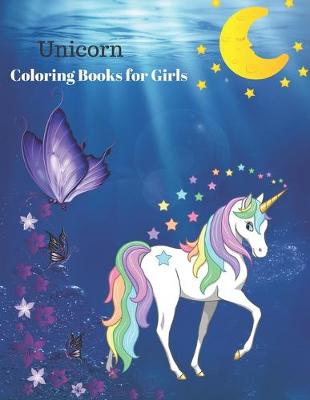 Book cover for Unicorn Coloring Books for Girls