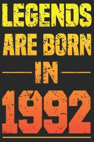 Cover of Legends Are Born In 1992