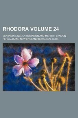 Cover of Rhodora Volume 24