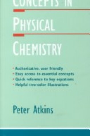 Cover of Concepts in Physical Chemistry