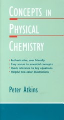 Book cover for Concepts in Physical Chemistry