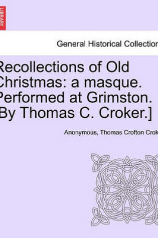 Cover of Recollections of Old Christmas