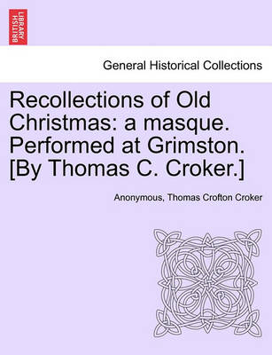 Book cover for Recollections of Old Christmas