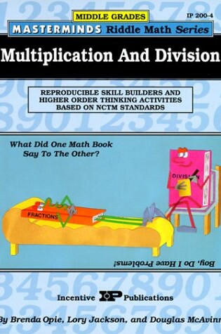 Cover of Masterminds Riddle Math for Middle Grades: Multiplication and Division