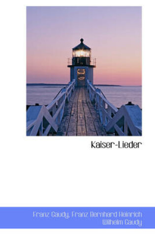 Cover of Kaiser-Lieder