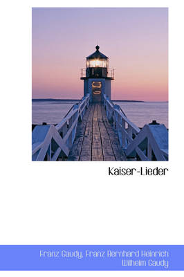 Book cover for Kaiser-Lieder