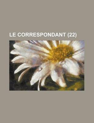 Book cover for Le Correspondant (22)