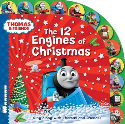 Book cover for Thomas & Friends: The 12 Engines of Christmas